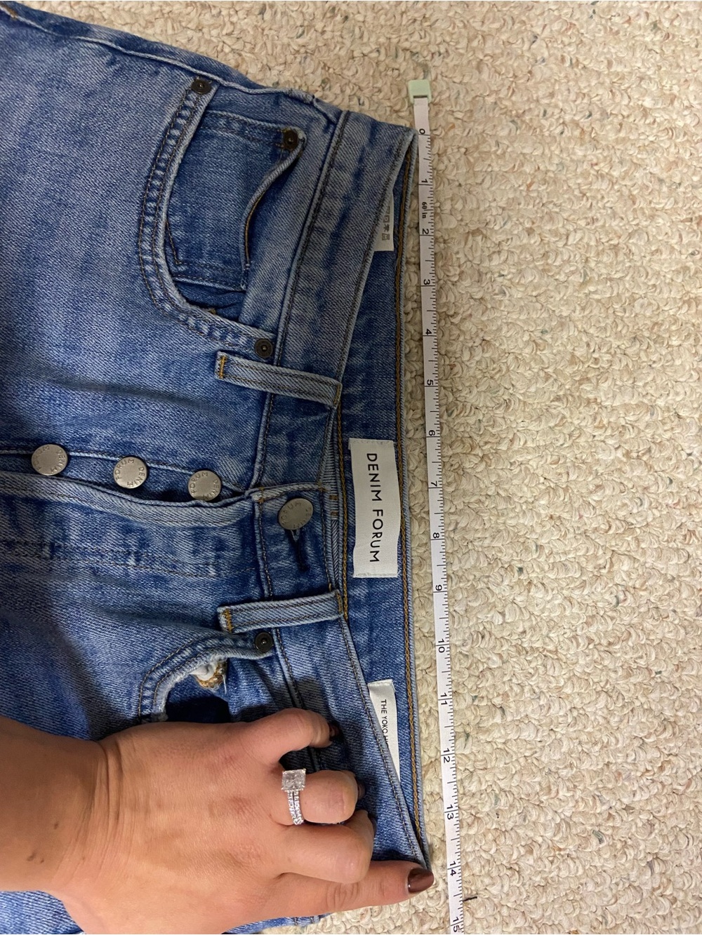Denim Forum Yoko High Rise Slim | 28 | Medium Wash - Picture 5 of 7